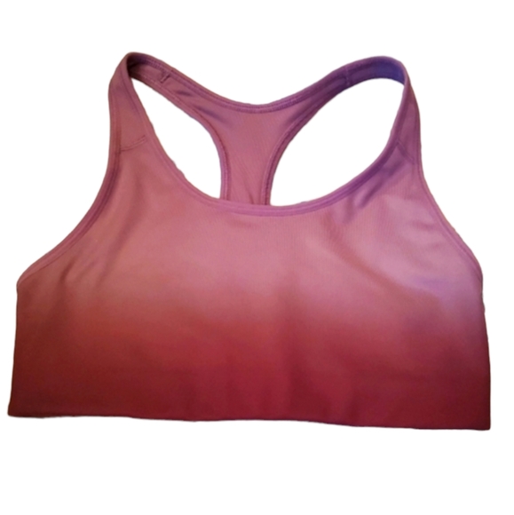 Old Navy | Maroon Ombre Sports Bra - Picture 1 of 3